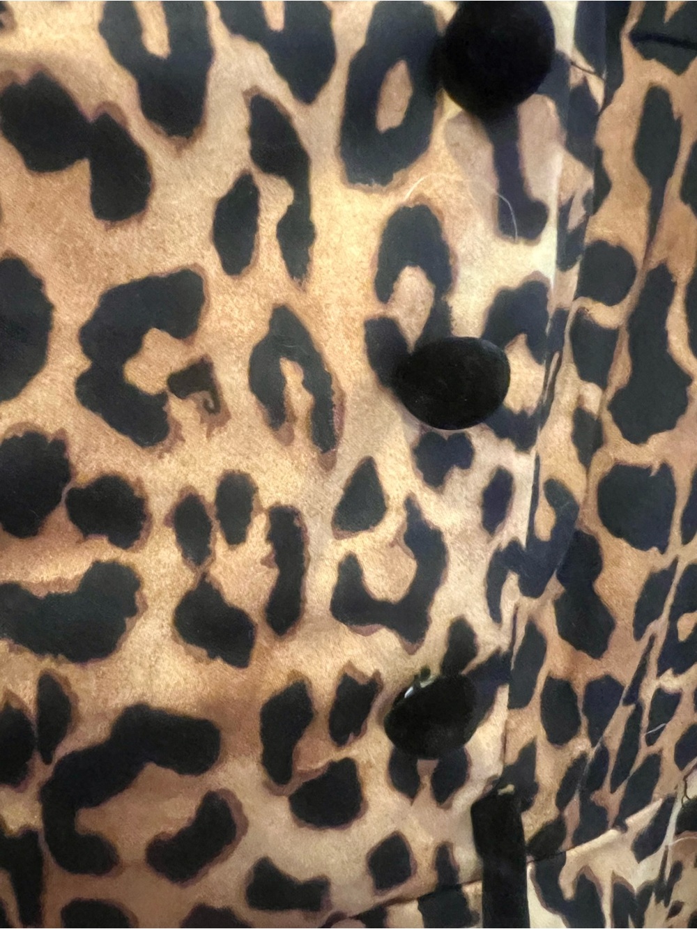 Collectif Leopard Print Dress - Brown & Black - Picture 4 of 4